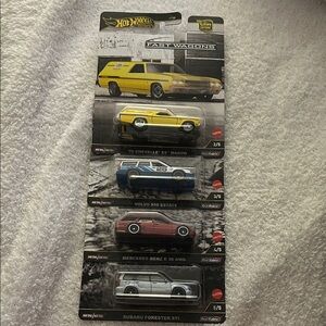 Hot Wheels Premium Fast Wagons Set